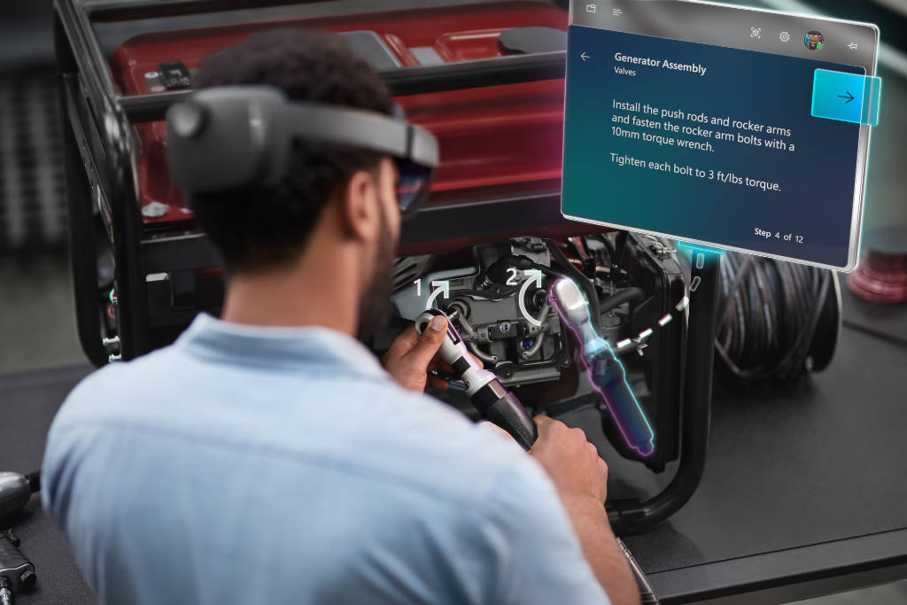 Mixed Reality für Wartung und Support